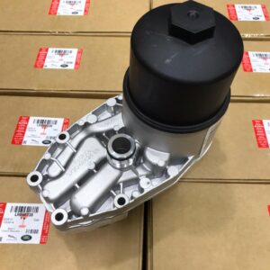 Engine Oil Cooler D4 3.0L LR013149  LR124259 LOGO