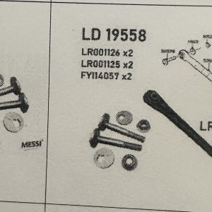 REAR ARM BOLT KIT FL2 EVOQUE 19558 BOLT KIT